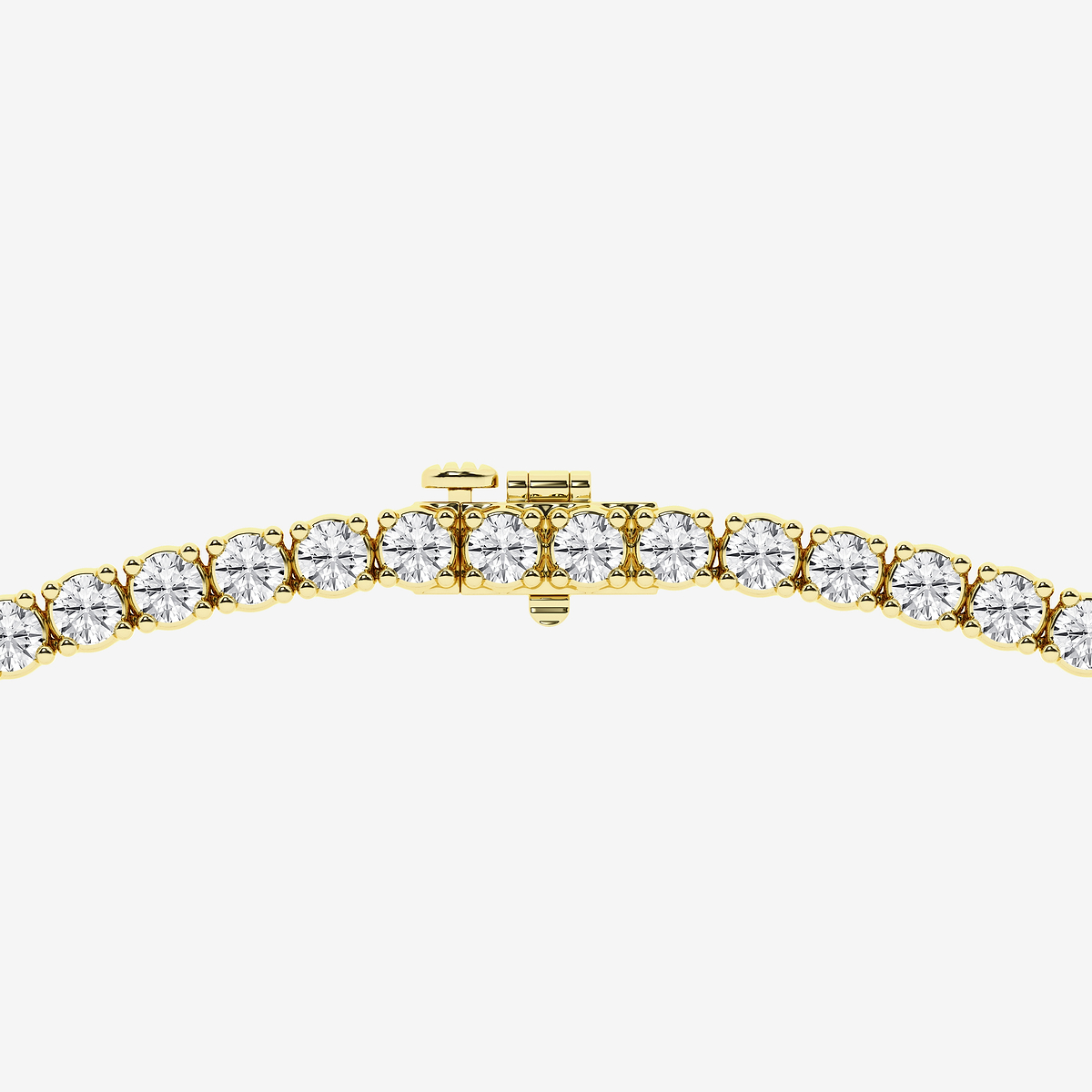 Additional Image 2 for  15 ctw Round Lab Grown Diamond Four Prong Graduated Tennis Necklace